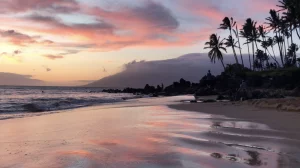 Hawaii Retreat Sunset on beach