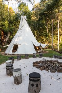 WellnessSpaces BlueGreen teepee